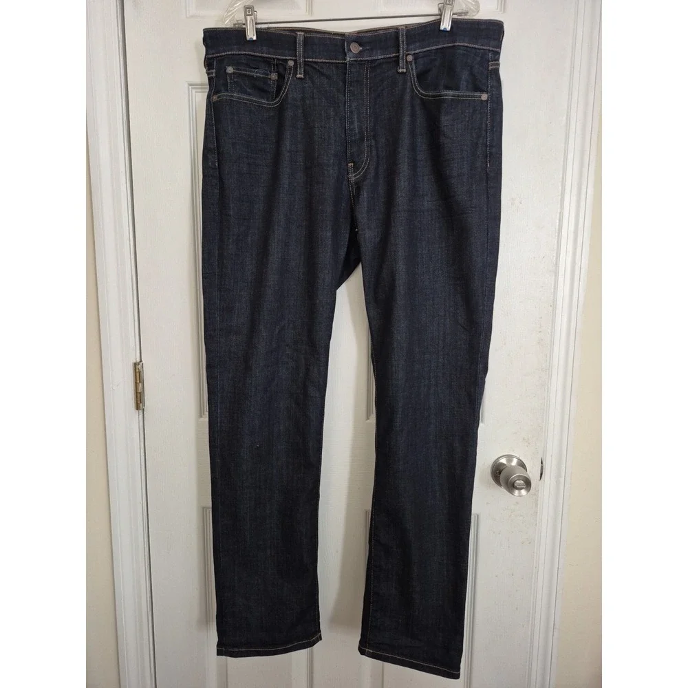 Lucky Brand 410 Athletic Slim Fit Men's Jeans 36W x 32L Dark Wash
